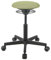 BALIMO ROLL - Sitztrainer - Bewegungshocker - Bürohocker - ergonomischer Sitzhocker - Hocker mit frei beweglicher Sitzfläche - Rücken-Trainer - Bewegungsstuhl - Gestell Schwarz (Stoffbezug Grün)