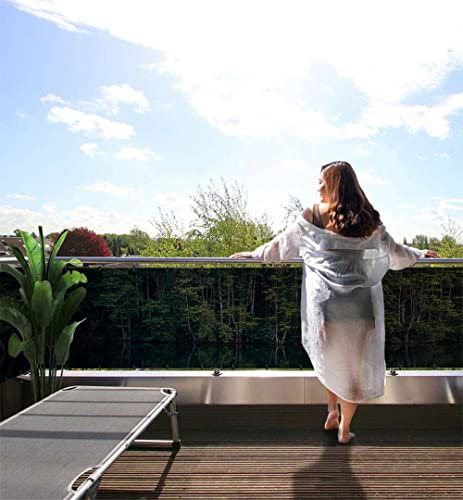 MyMaxxi Balkonbanner Sichtschutz - dichte Waldspiegelung mit See - Abdeckung für Terrasse Balkon - Windschutz Sonnenschutz Blickdicht - Balkonverkleidung wetterfest Sichtschutz Balkon - Verkleidung -