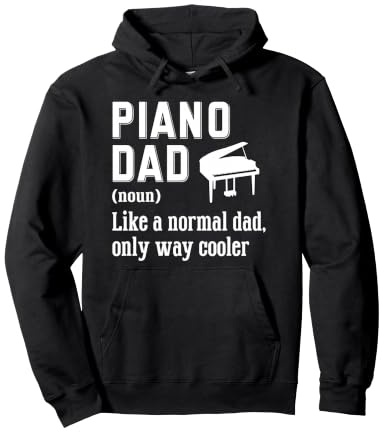Piano Dad Player Pianist Herren Klavier Pullover Hoodie