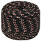 vidaXL Corde de Bateau Corde de Levage Câble d'Amarrage Ancrage Navire Lignes de Gréement Corde à Linge Noir 12 mm 100 m Polypropylène