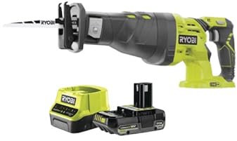 Confezione RYOBI Sega a nastro R18RS-0 - 18V OnePlus - 1 batteria 2.0Ah - 1 caricatore rapido