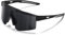 konqkin Cycling Glasses-Sports-Sunglasses-Mens-Womens-Polarised Sun Glasses UV400 Protection Ski Goggles Outdoor Bicycle Motorbike Driving Fishing Hiking,black