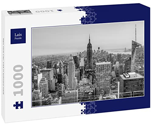 Lais Puzzle New York City, USA in schwarz weiß 1000 Teile