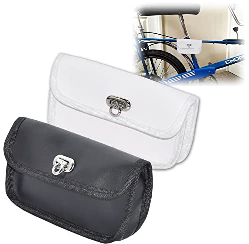 Raleigh Chopper Bikes MK1/MK2 Tool Bags - New - Reproduction - Black & White (White)