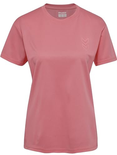 hummel Damen Hmlactive Pl Jersey S/S Woman T-Shirt, Dusty Rose, XS EU