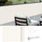 COOL AREA Brise Vue Balcon 75x400cm PES,Imperméable à l'eau, Protection UV,Protection de la Vie privée des balustrades de Balcon,Cream