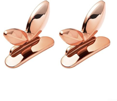 2 Pack Toilet Seat Cover Lifter Handle Self-adhesive Avoid Touching Butterflies Toilet Seat Lifter Handle, Hygiene Clean Toilet Seat Holder Lift Tools for Home Hotel Bathroom Accessories(Rose gold)