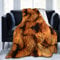 TORR Fleece-Überwurfdecke mit Bier- und gebratenen Hühnerbeinen, weiche Flanelldecke, Dekoration für Couch, Sofa, Geschenke, 152,4 x 127,7 cm