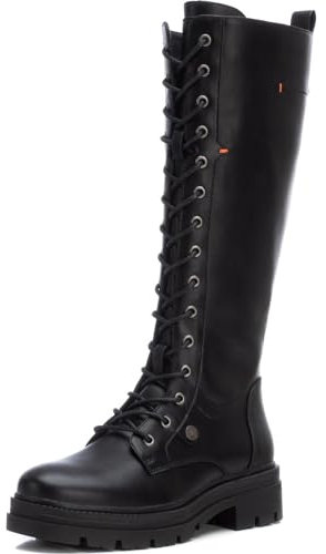 REFRESH 171978, Anfibi Donna, Nero, 40 EU
