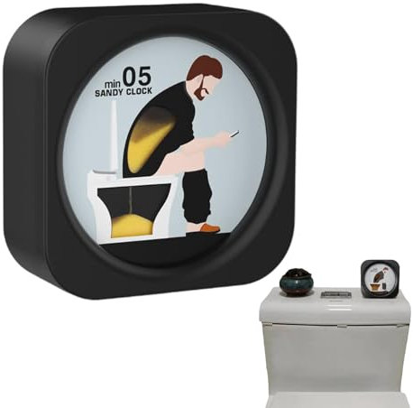 Temporizador de baño, Temporizador de 5 Minutos,Temporizador de de 5 Minutos Resistente al Agua | Divertidos Juguetes de Broma para Mejorar la gestión del Tiempo de los Estudiantes para