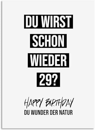 Nastami Geburtstagskarte lustige Karte Geburtstag (Wunder der Natur)