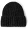 CECIL Damen B572653 Chenille Knit Cap, Schwarz, Einheitsgröße EU