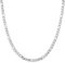 XUEBAIFU Halskette Herren 4mm Figaro Kette 925 Silber Kette für Damen Männer Silberkette Kubanische Halsketten hypoallergen Herrenkette 65cm