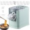 Electric Pasta Machine,260W Automatic Pasta Maker, 13 Attachments,Quiet 60dB,LED Display, 500g Capacity, 3-Min Kneading, Includes Dough Cutter & Ravioli Mold, Easy to Clean，for Home Kitchen Use green