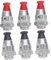 OKUMEYR Replacement Parts Set 6pcs Pressure Cooker Safety Valve Aluminum Alloy for Pressure Cookers
