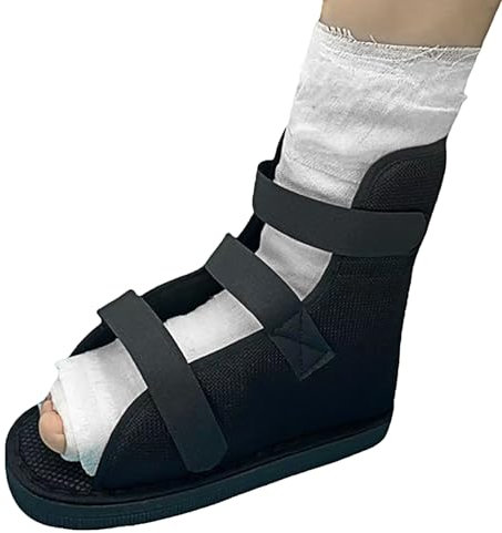YJZQ Unisex Fraktur Gips Schuhe Atmungsaktive Bruchschutz Gipsschuh Stabil Fraktur Schuh gemütlich Sprunggelenkbandage Rutschfest Orthopädische Schuhe für Fraktur, Knöchelverletzung