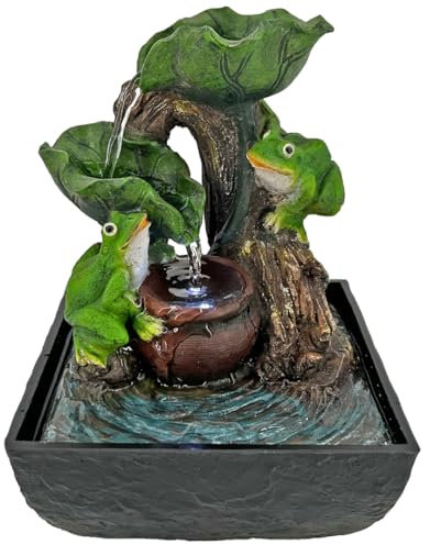 abc HOME | Zimmerbrunnen Frösche | LED
