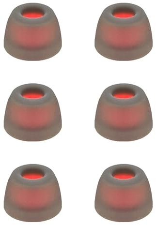 3 Pairs Silicone EarTips for JBL Tune 230NC Earbuds,Soft Anti-Slip Ear Tips for JBL T230NC and JBL Live Pro+-Black