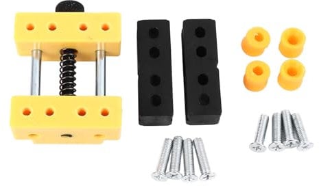 Mini Drill Press Vise Mini Table Vise Clamp Drill Press Jig Micro Wood Carving Vice for 0‑55mm Diameter Round Square Irregular Objects