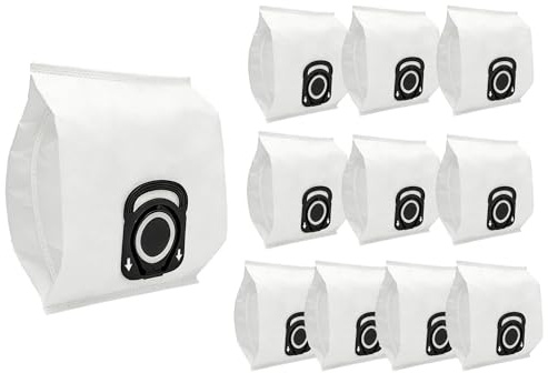 Bitone Lot de 10 Sac d'aspirateur,Sacs à Poussière pour Rowenta Compatible avec Compact Power,X-Trem Power,Power XXL,Série Silence Force (Modèles RO31xx/RO64xx/RO63xx/RO68xx)