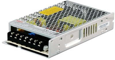 POPP MOSO Power Fuente de Alimentación 150W 12V DC – Transformador LED 100-240V IP20 Aluminio Uso Industrial (150W | 12V)