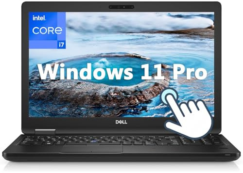 Dell Latitude 5590 Laptop Touchscreen, 15,6 Zoll FHD (1920 × 1080) Win 11 Computer, 8. Generation Intel Core i7-8650U, 16 GB RAM, 512 GB SSD, HDMI, QWERTY-Tastatur, Win11 Pro (renoviert)