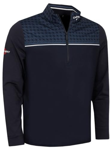 Callaway Herren-Poloshirt Odyssey, Bedruckt, langärmelig