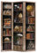 Fine Asianliving Paravent Interieur Séparateur de Pièces L120xH180cm Deux Côtés Cloison de Séparation Amovible Paravent Toile imprimé Deco Paravent Diviseur