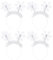 SOLUSTRE 4Pcs Schneeflocke Kopf Bopper Stirnband Party Zubehör Weihnachten Dekorative Haarbänder Niedlichen Bühne Requisiten Kostüm Kleid Zubehör