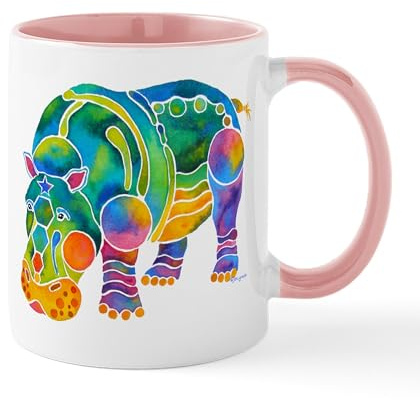 CafePress Best Hippo in Many Colors Mug 11 oz (325 ml) Ceramic Coffee Mug