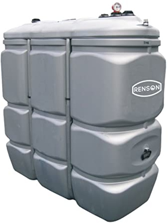 Cuve de stockage fuel PEHD pré-équipée RENSON, avec canne d'aspiration, flexible, jauge et évent, stockage fuel, stockage gnr, stockage fioul (1500L)