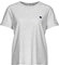 OPUS Damen Kurzarmshirt | T-Shirt SERZ Regular aus Organic Cotton Easy Grey, 44
