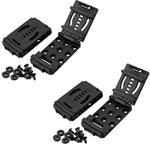 YCYU Knife Belt Clip Gun Blade Sheath Holster Outdoor Camping Tool with Mounting Hardware, Universal EDC Belt Clip Mag Pouches Sheath Camping DIY Clip Gun Holsters (2 Packs)