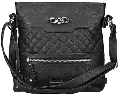 Rieker women's H1072 shoulder bag, black