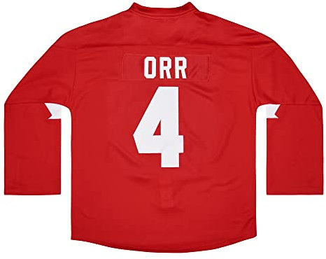 Herren Eishockey-Trikot 1991 Team Kanada Coupe Cup Shirts, #4 Orr, XX-Large