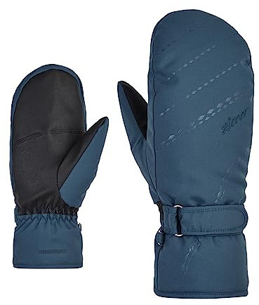 Ziener Damen KORVANA Ski-Fäustling/Wintersport | warm atmungsaktiv, hale navy, 6,5