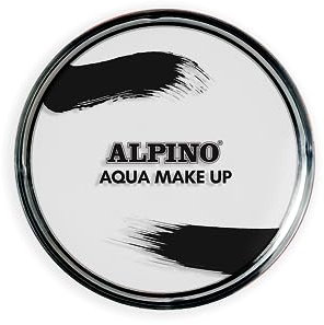 Alpino polveras para la Cara Base Agua | Maquillaje Facial y Corporal | Ideales para niños y Adultos | Colores Vivos | Pintura Base Agua para Uso recreativo y semiprofesional - Blanco