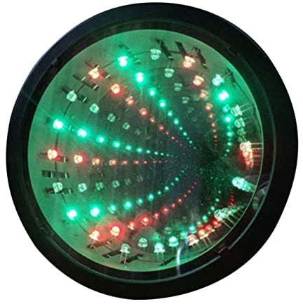 Uonlytech 1stk Tunnellicht Sensorische Lampe 3d-spiegellicht Geführte Nachtlichter Plasmalampe Tunnel-nachtlampe Zeichen Illusion Licht Dodekaederlicht Kind Plastik Kaltes Licht Led
