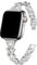 Bracelet Métal Diamant Compatible avec Apple Watch SE Bande 40mm, Femme Homme Métal Bande Acier Inoxydable Bracelet de Remplacement Strap Compatible avec iWatch 38/40/41mm Série SE 9 8 7 6 5 4 3 2 1