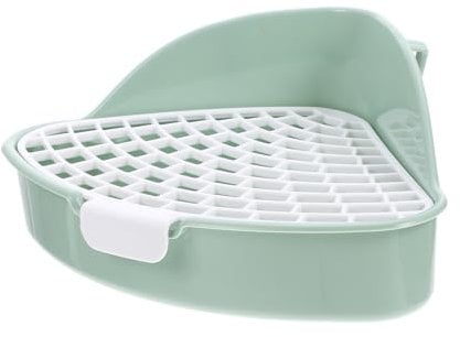 Housoutil Guinea Pig Stuff Pee Pads for Rabbits Rabbit Litter Tray Pet Toilet Round Edges