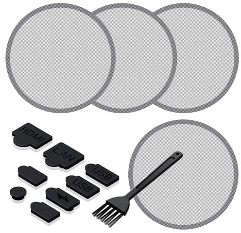 GRAUGEAR Kit de Protection Anti-Poussière pour PS5 et PS5 Slim, Protection Intégrale avec Brosses de Nettoyage, Compatible PS5