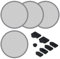 GRAUGEAR hochwertiges Staubfilter-Set für PS5, PS5 Slim und Pro Inklusive Silikonabdeckungen und Reinigungsbürsten für eine längere Lebensdauer und bessere Leistung.