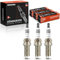 Frankberg 3x Spark Plugs Spark Plugs Compatible with Clio IV BH 0.9L 2012-2023 Duster HM 1.2L 2017-2023 Logan II 0.9L 2012-2023 Twingo III BCA BCM 0.9L 2014-2023 Replace# ILKAR7J7G