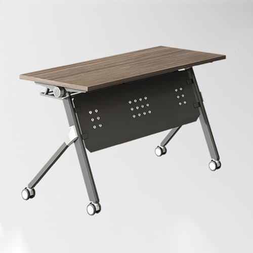 Snaweo Klappbarer Konferenztisch Mobiler, Mobiler Trainingstisch, Mobiler Klapptisch mit Um 360° Drehbaren Lenkrollen, Stauräumen und Leitblechen, for Kommerzielle Hochzeitskonferenzen (Color : 1pcs
