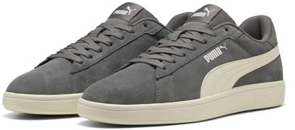 PUMA Unisex Smash 3.0 Sneaker, COOL Dark Gray-WARM White, 39 EU