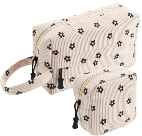 Jiliyote Kosmetiktasche Damen Set-Cord Kulturtasche Damen Kosmetikbeutel Make-up Tasche Kosmetiktaschen Cosmetic Bag Set für Mädchen Travel