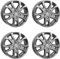 4x AUTEC Felgen Alufelgen KISO 7.0x17 ET62 5x130 Titansilber kompatibel mit Peugeot Boxer