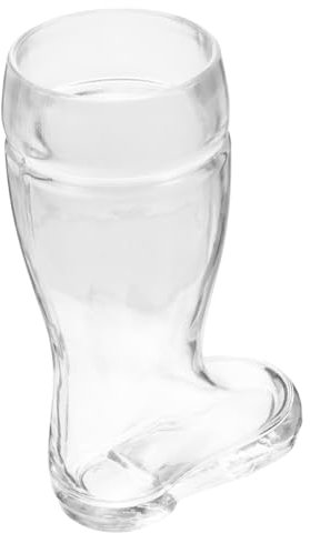 UTHCLO Bicchiere Da Bere Trasparente Forma Di Stivale Elegante e Per Feste e Eventi Speciali Capacità Di Lavabile e Riutilizzabile
