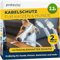 PROTECTO 2-Pack Wire Protector from Pets | Clear Cable Tube Animal Proof - 2.15m Odor-Free Cat & Dog Chew Resistant Floor Cable Cover | Plastic Cord Organiser for Power, Lightning, RCA & HDMI Cables