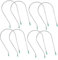 CRILSTYLEO 8PCS Hot Curler Clips Ersatz-Set Verschiedene Rollenclips Reise-Sicherungsstifte Passend für Alle Frisuren Aus 304 Edelstahl
